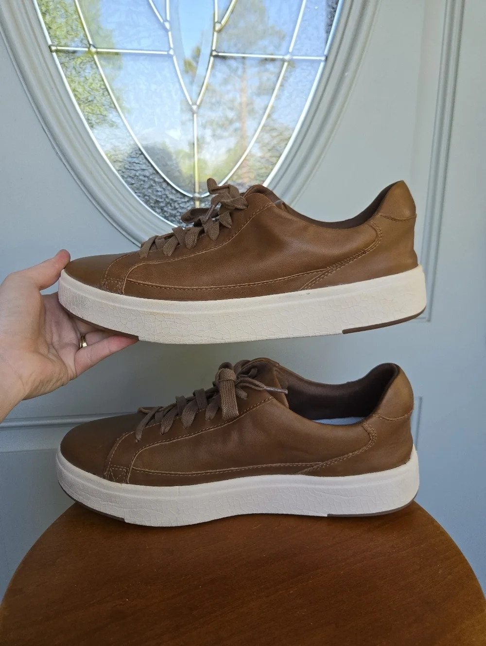 KIZIK Vegas Unisex Leather Sneaker Brown